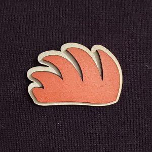 Pin de la cresta del pollastre pota blava de la font del gall del Prat de Llobregat